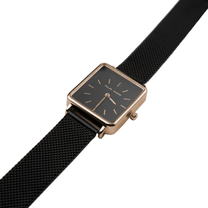 ساعت مچی زنانه پیلار جونیور - بند استیل مشکی - تصویر 2
