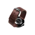 ساعت مچی مینیمال پیلار جونیور - بند چرم قهوه‌ای،صفحه مشکی - تصویر 3