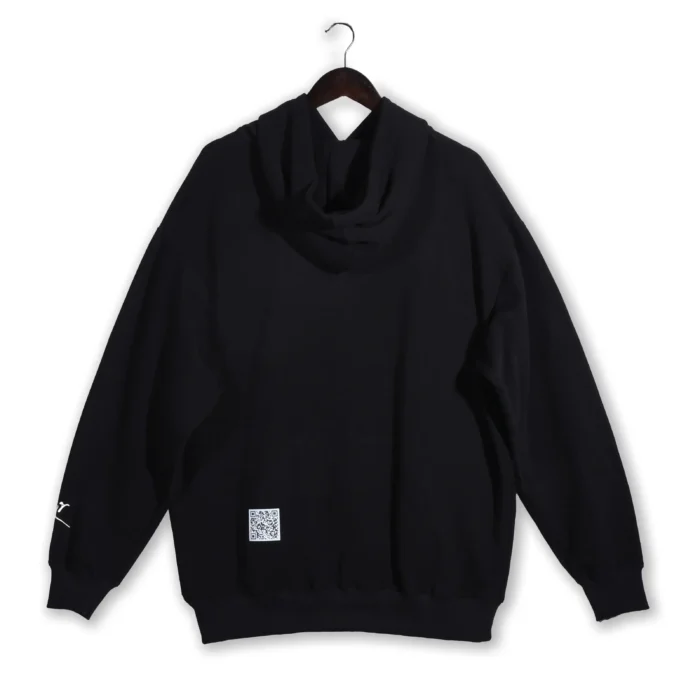black hoodie back_25_11zon_3_11zon هودی پیلار جونیور - طرح محمد علی کلی - تصویر 3
